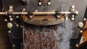 Freshly roasted coffee according to the requested roast profile; Coffee Roasting Software can ensure that